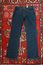 Load image into Gallery viewer, Vintage 2000s Von Dutch Low Rise Bootcut Jeans Dark Wash Denim Size 27 Y2K