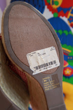 Load image into Gallery viewer, Vintage Y2K Steve Madden Red Polka Dot Bow Espadrille Wedges