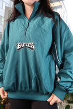 Load image into Gallery viewer, Eagles Midnight Green Windbreaker