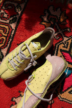 Load image into Gallery viewer, Diesel Arras Sneakers – Vintage Y2K Yellow & Lilac Suede Trainers