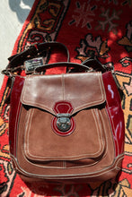 Load image into Gallery viewer, Dolce & Gabbana Miss Catch Handbag – Vintage Suede & Leather Shoulder Bag