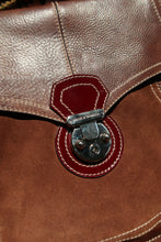 Load image into Gallery viewer, Dolce & Gabbana Miss Catch Handbag – Vintage Suede & Leather Shoulder Bag