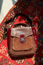 Load image into Gallery viewer, Dolce & Gabbana Miss Catch Handbag – Vintage Suede & Leather Shoulder Bag