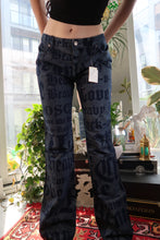 Load image into Gallery viewer, NWT Vintage Moschino Jeans – Allover Rock n Roll Print Denim Pants