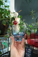 Load image into Gallery viewer, Vintage MCM Ombre Punch Bowl Glass Set