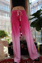 Load image into Gallery viewer, Vintage Juicy Couture Pink Ombré Velour Drawstring Pants