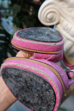 Load image into Gallery viewer, Dolce Gabbana Vintage Pink Alligator Leather Platform Heels