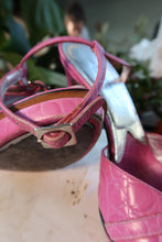 Load image into Gallery viewer, Dolce Gabbana Vintage Pink Alligator Leather Platform Heels