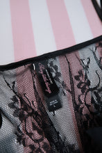 Load image into Gallery viewer, Vintage 2000s Victoria’s Secret Sheer Black Lace Babydoll Camisole Top