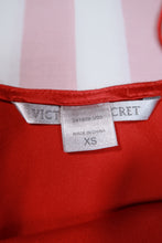 Load image into Gallery viewer, Vintage 2000s Victoria’s Secret Red Satin Lace Trim Slip Dress