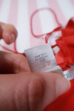 Load image into Gallery viewer, Vintage 2000s Victoria’s Secret Red Satin Lace Trim Slip Dress