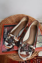 Load image into Gallery viewer, Vintage Zebra Print Calf Hair Leather Loafers