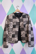 Load image into Gallery viewer, Vintage Silk Quilted Patchwork Jacket