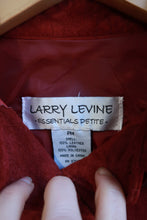Load image into Gallery viewer, Vintage Burgundy Red Suede Button-Up Shirt Jacket - Elektra Vintage
