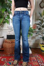 Load image into Gallery viewer, Vintage Y2K Baby Phat Medium Wash Embroidered Bootcut Flare Jeans