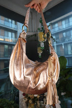 Load image into Gallery viewer, NWT Vintage Banana Republic Lambskin Slouchy Hobo Shoulder Bag