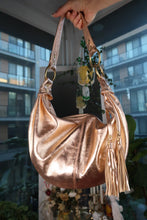 Load image into Gallery viewer, NWT Vintage Banana Republic Lambskin Slouchy Hobo Shoulder Bag