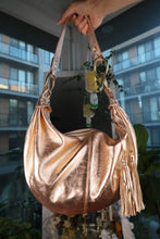 Load image into Gallery viewer, NWT Vintage Banana Republic Lambskin Slouchy Hobo Shoulder Bag
