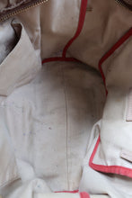 Load image into Gallery viewer, Coach Monogram Signature Canvas Weekend Zip Top Tote Bag with Red Leather Trim
