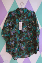 Load image into Gallery viewer, NWT Vintage 90s Paisley Button Up Blouse NWT