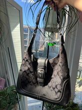 Load image into Gallery viewer, Black Leather Hamilton Hobo Shoulder Bag by Coach