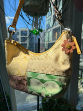 Load image into Gallery viewer, Vintage Patchwork Multicolor Coach Shoulder Bag