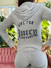 Load image into Gallery viewer, Vintage Y2K Juicy Couture Grey Tracksuit

