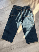 Load image into Gallery viewer, Vintage Dark Wash Calvin Klein Denim Cargo Jeans
