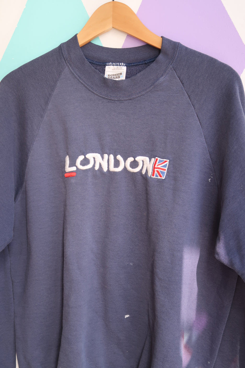 Vintage London Embroidered Crewneck