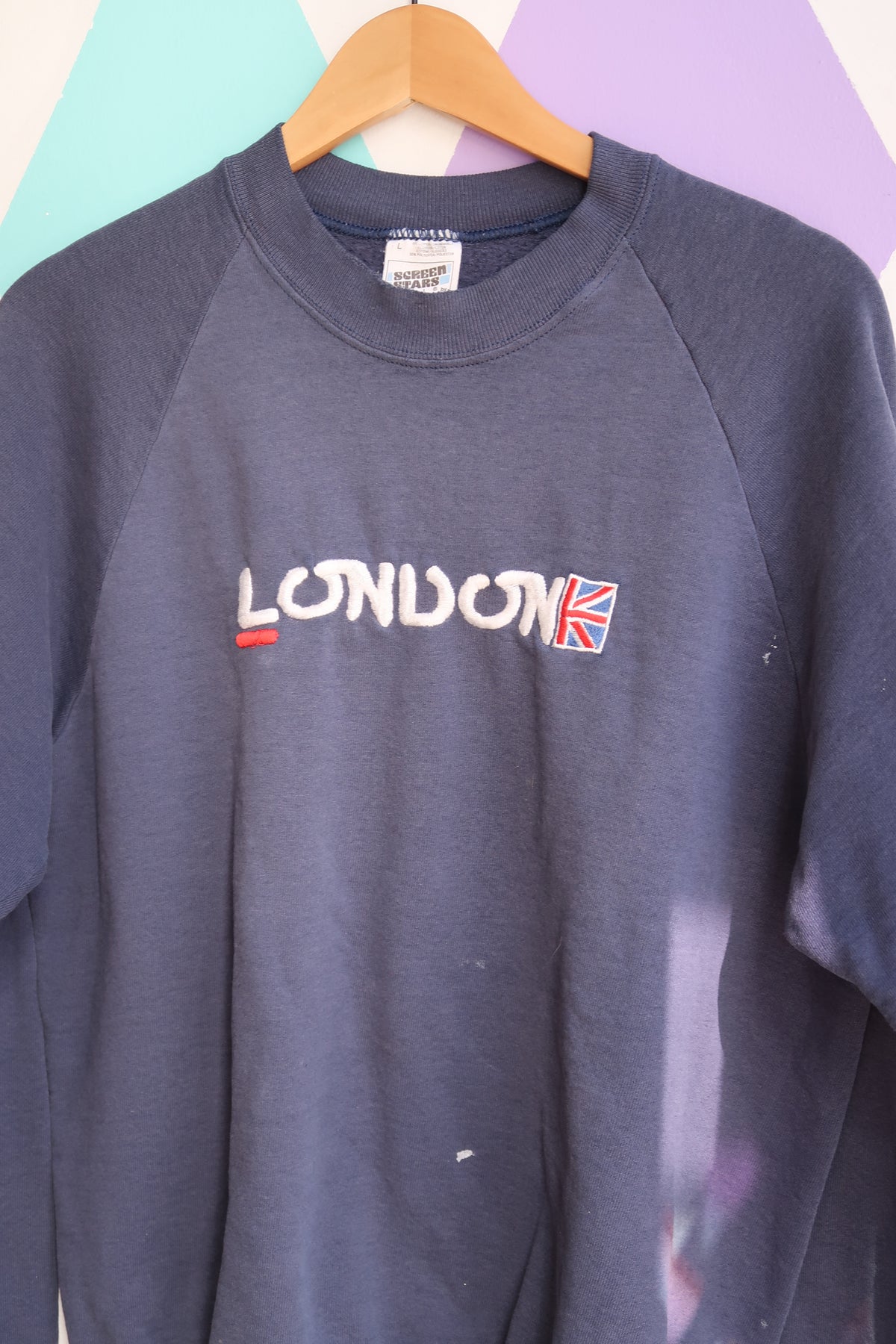 Vintage London Embroidered Crewneck