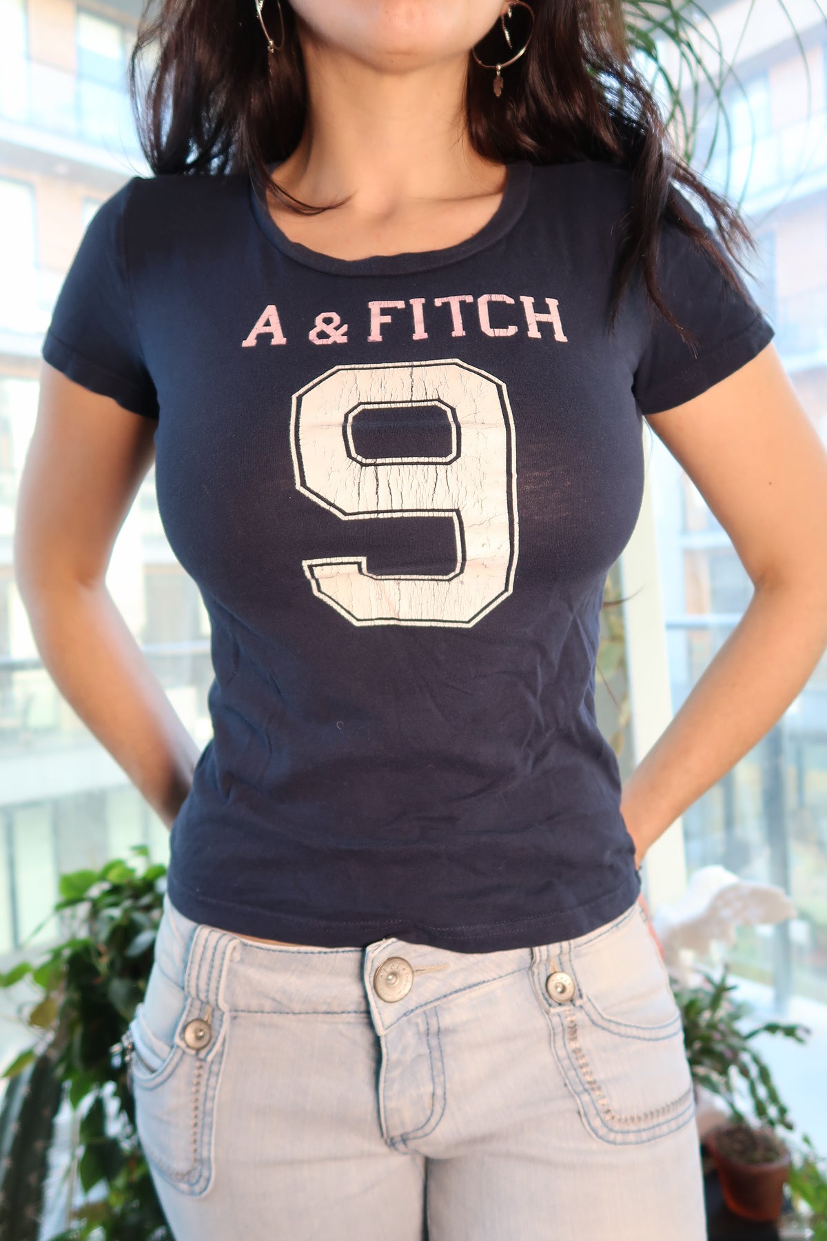 Vintage 2000s Abercrombie & Fitch Baby Tee