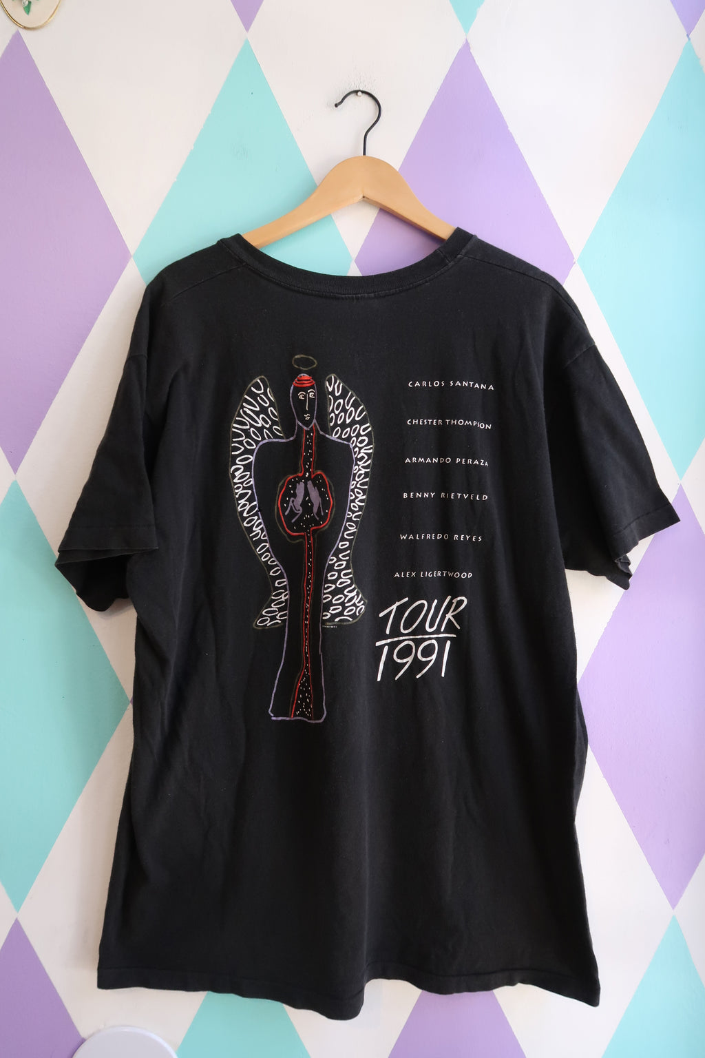 Vintage 1991 Santana Tour Tee – Single Stitch