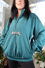 Load image into Gallery viewer, Eagles Midnight Green Windbreaker
