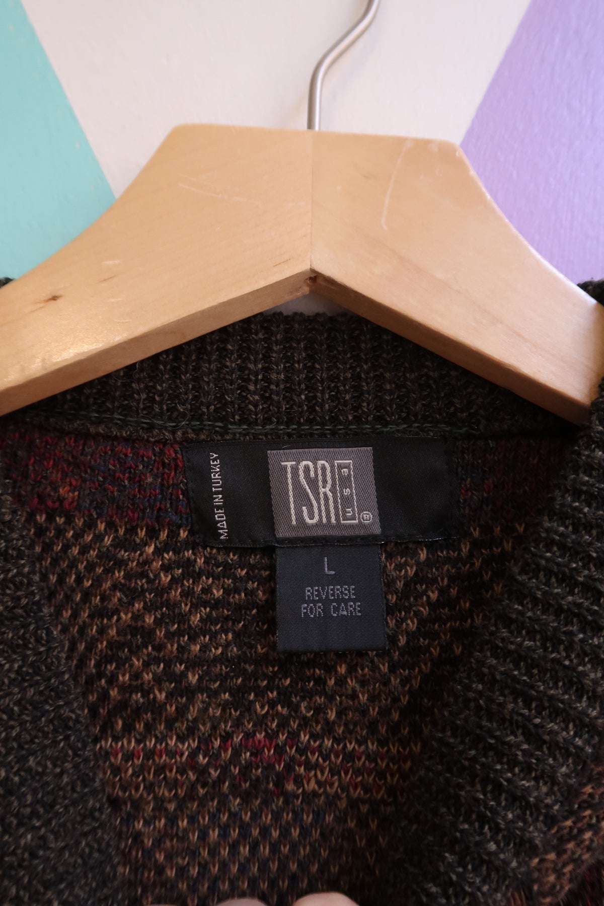 Vintage 1990s Abstract Knit Sweater