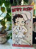 Vintage 2000s Chef Betty Boop clock by Elektra Vintage featuring a retro cartoon character design and classic clock face.