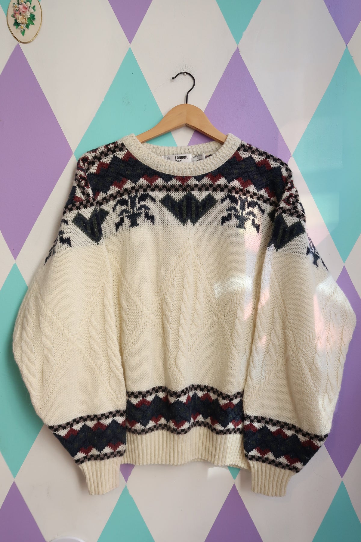Vintage 1980s Angora Blend Sweater