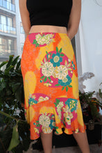 Load image into Gallery viewer, Vintage 2000s Bright Floral Midi Skirt
