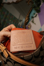 Load image into Gallery viewer, Vintage 2000s Coach Signature Demi Baguette Bag – Style K32-6094
