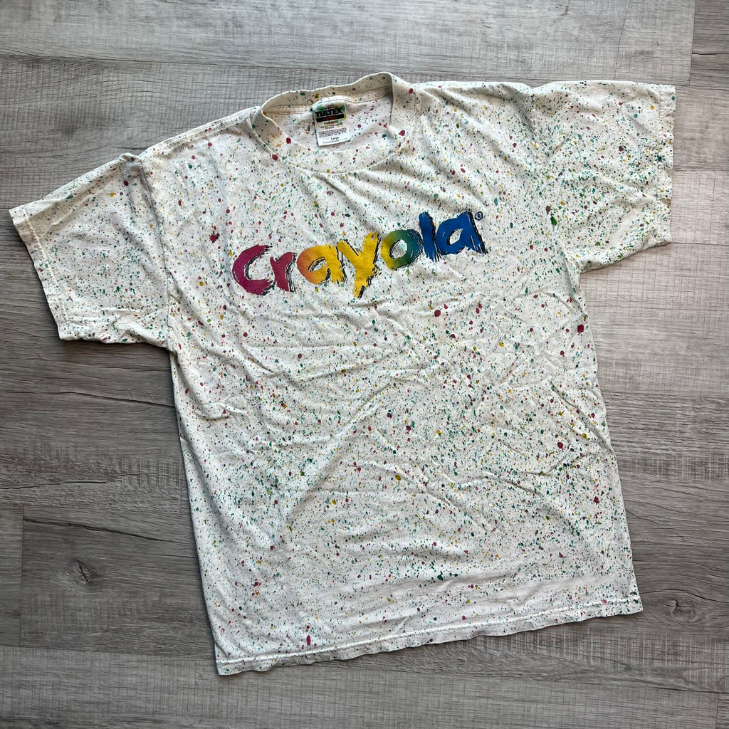 90s Vintage Crayola Graphic Tee - Elektra Vintage