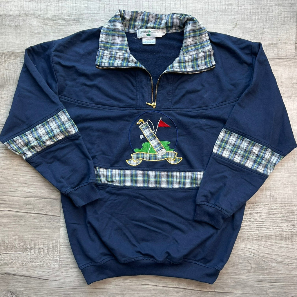 Vintage Golf Embroidered Quarter Zip - Elektra Vintage