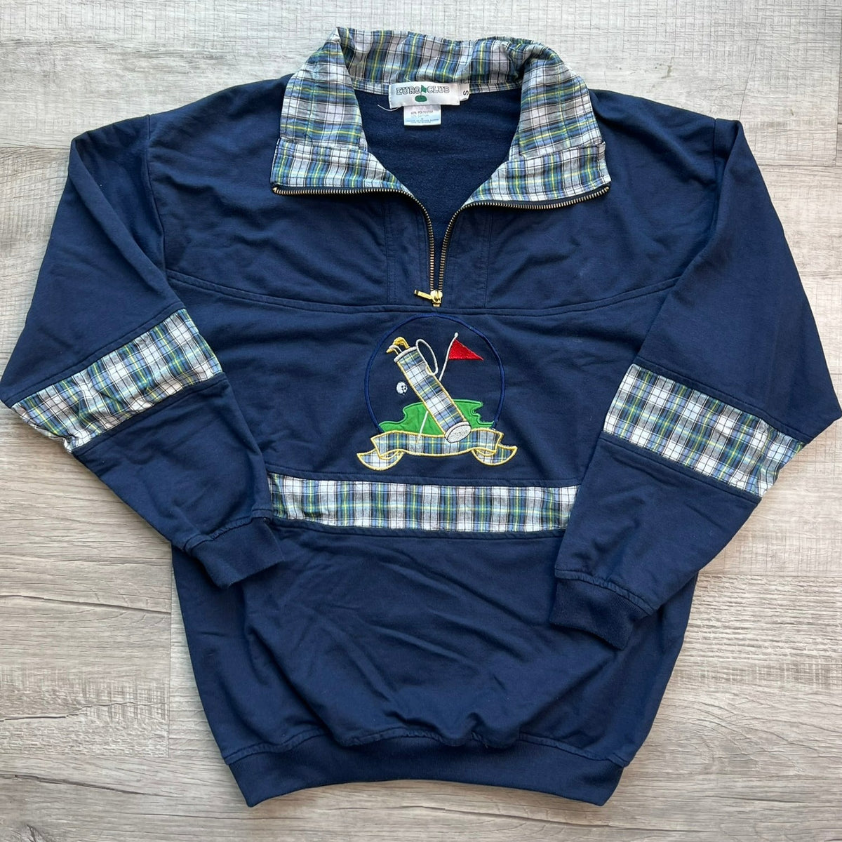 Vintage Golf Embroidered Quarter Zip - Elektra Vintage