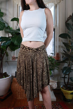Load image into Gallery viewer, Vintage Y2K Diane von Furstenberg 100% Silk Abstract Handkerchief Skirt
