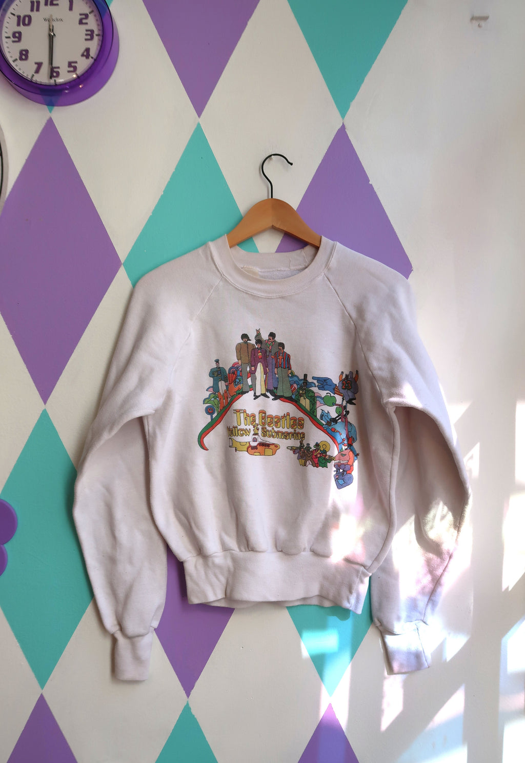 Vintage Yellow Submarine The Beatles Graphic Crewneck