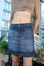Load image into Gallery viewer, Calvin Klein Dark Wash Denim Skirt
