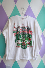 Load image into Gallery viewer, Men's vintage 1998 New York Jets South Park graphic AFC East Champions long sleeve tee by Elektra Vintage, featuring colorful team and cartoon design.
