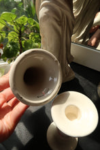 Load image into Gallery viewer, Vintage Pfaltzgraff Ceramic Candleholders – Rose Floral Taper Holders
