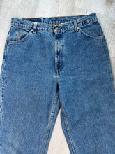 Load image into Gallery viewer, Levi’s 921 Vintage Orange Tab Tapered Fit Tapered Leg Blue Jeans
