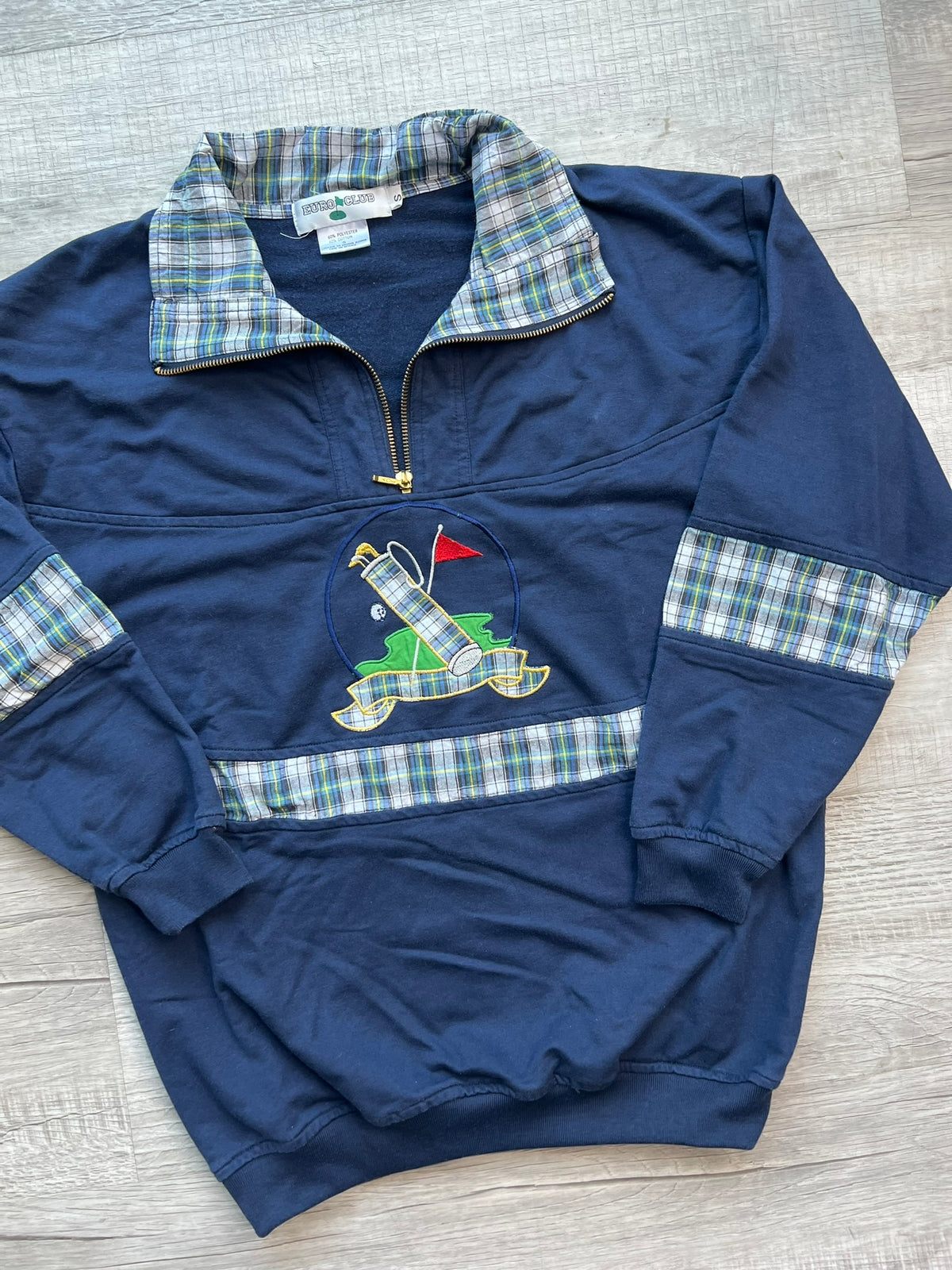 Vintage Golf Embroidered Quarter Zip - Elektra Vintage