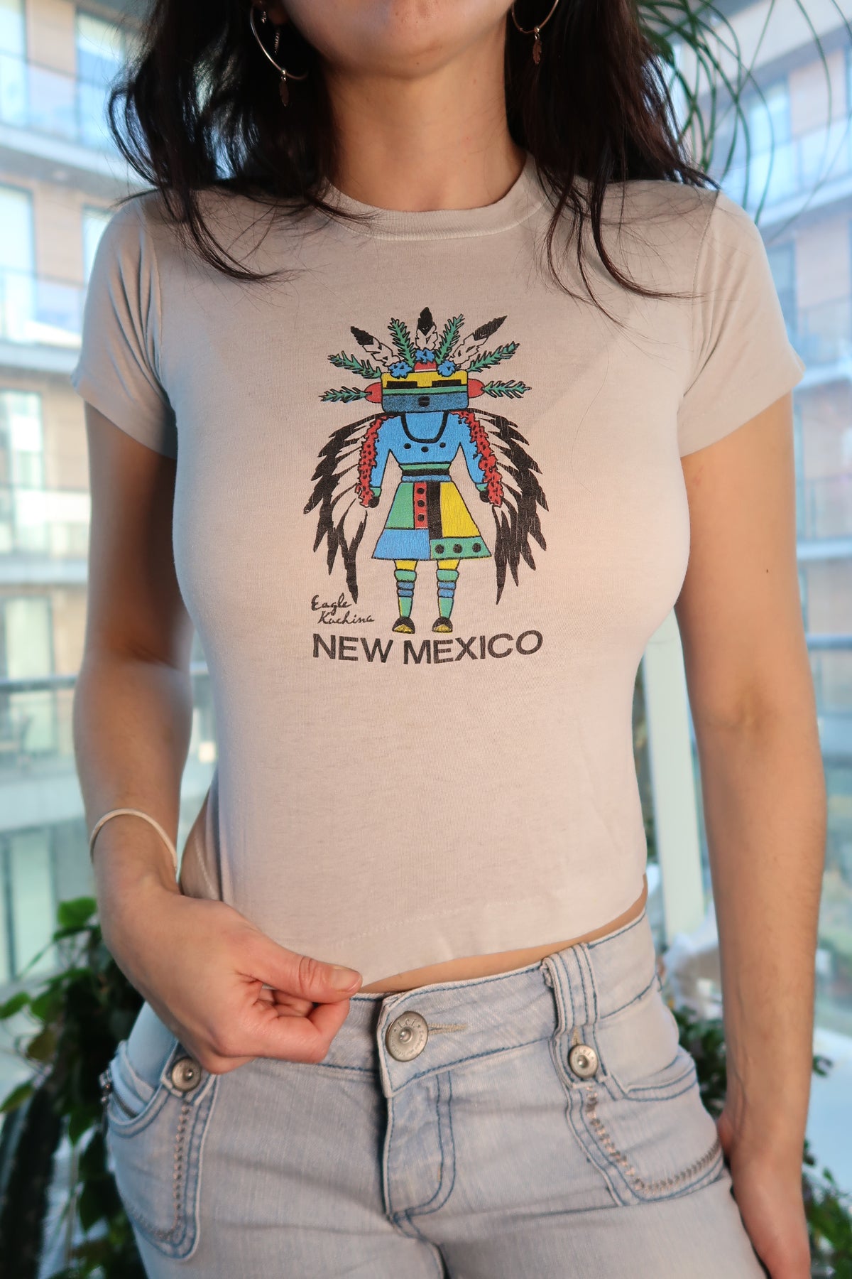 Vintage New Mexico Baby Doll Graphic Tee