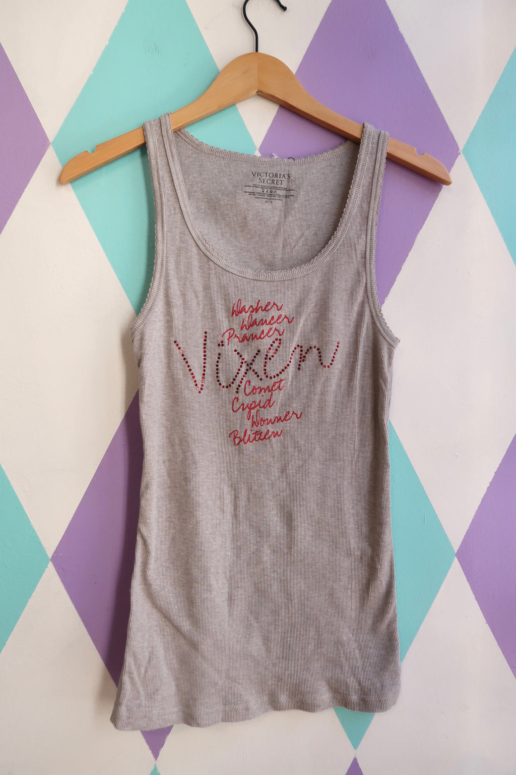 2000s Victoria’s Secret “Vixen” Rhinestone Tank Top